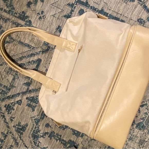 Beige Convertible Mini Weekender - Picture 3 of 6